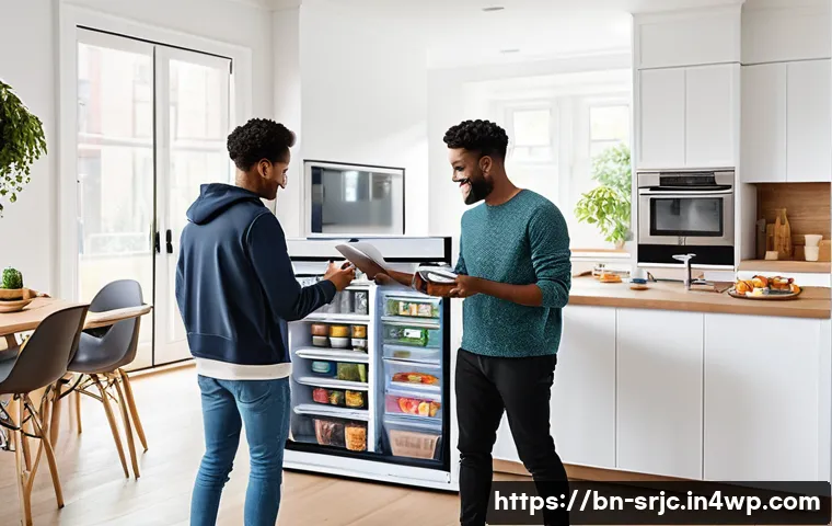 제품 서비스화의 정의와 필요성 - **Prompt:** A diverse group of young adults, all dressed in stylish, comfortable everyday clothing, ...