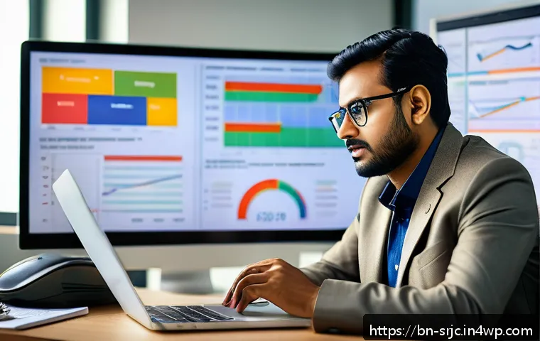 제품 서비스화의 시장 진입 전략 - A detailed professional Bengali entrepreneur analyzing market data on a laptop in a modern office, s...
